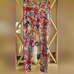 Lularoe Colorful Geometric Pattern Leggings, One Size
